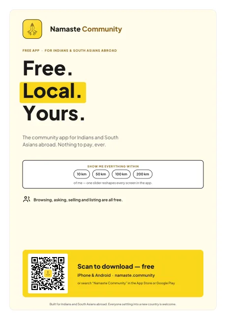 Free. Local. Yours. poster — Free. Local. Yours.